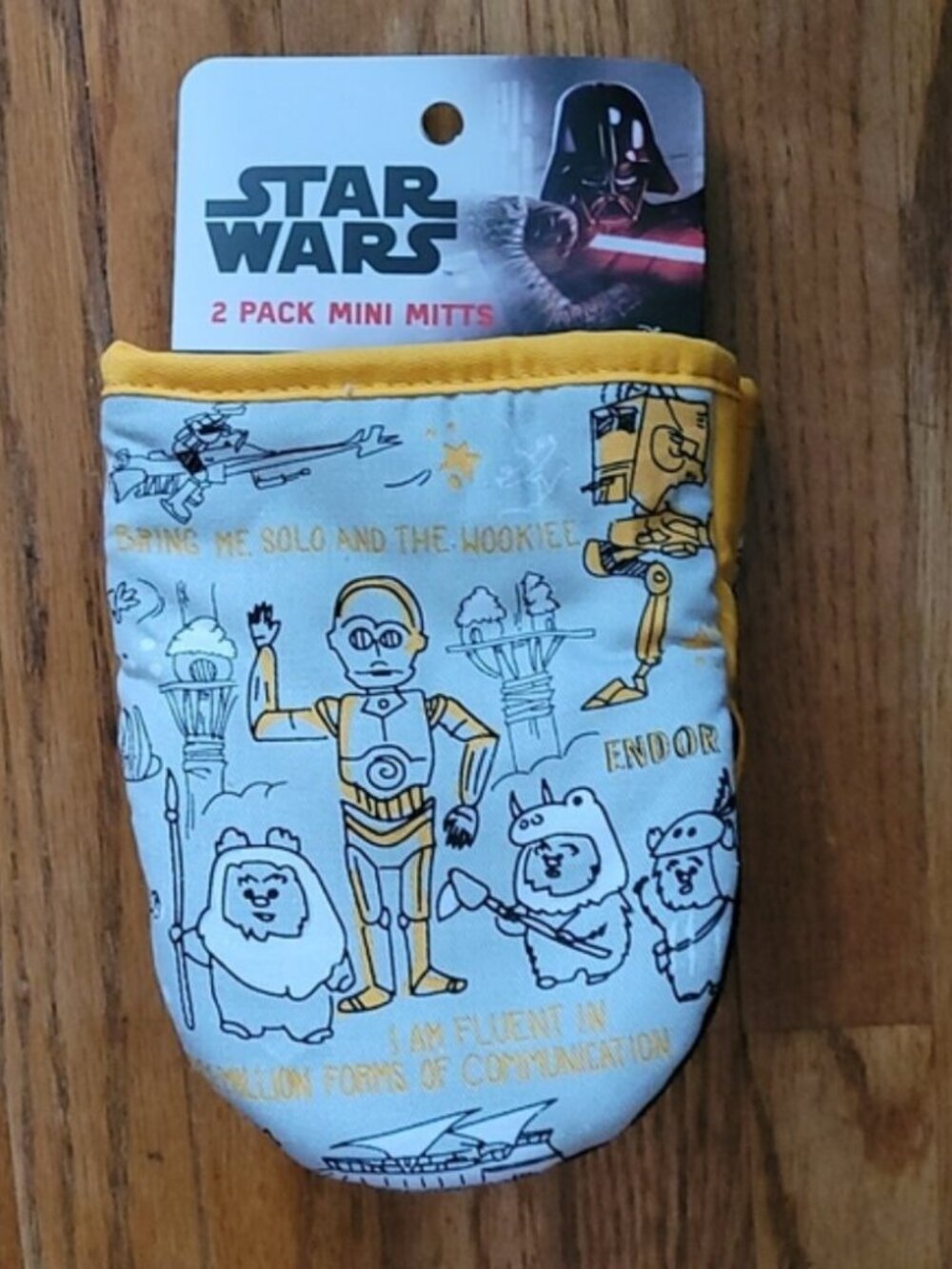 NWT - STAR WARS - Return of the Jedi Oven Mitt 2-Pack - Heat Resistant - Disney
